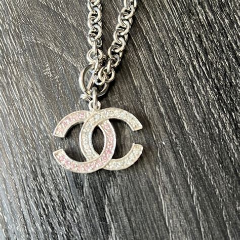 chanel necklace etsy|chanel knock off necklace.